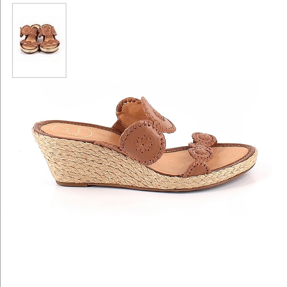 Gorgeous like new Jack Rogers “Shelby” wedge espadrille size 11